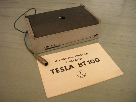 Tesla BT-100, tiskárna jednojehličková